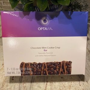 Optavia New Never Opened Chocolate Mint Cookie Crisp - 7 Bars - Best By 11/24/22